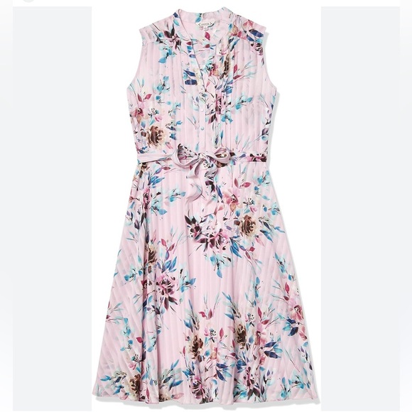 Nanette Lepore Dresses & Skirts - Nanette Lepore Sugar Plum Floral Pleated Dress Size 4